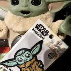 値下STARWARSスターウォーズ　マンダロリアン＆グローグー　さがらワッペン