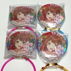 GIGO限定　学マス　オーロラ箔押し缶バッジ　花海佑芽　４点セット