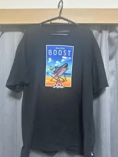 adidas BOOST ビーチリラックスデザイン Tシャツ