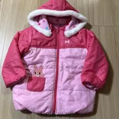 HOT BISCUI S ピンクのウサギリバーシブルコート
