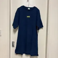 x-girl ネイビー 半袖ワンピース