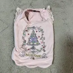 メゾピアノ　犬服　プードル　Mサイズ　ピンク　刺繍のサムネイル