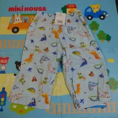 新品 120 110 M ミキハウス　プッチー　恐竜　半ズボン　パンツ