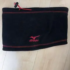 MIZUNO ネックウォーマー ブラック レッドのサムネイル