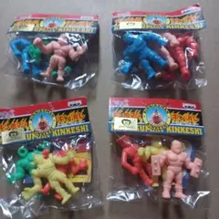 【レア】キン肉マン、キン消し ノンスリーフィギュア３体４袋 セット
