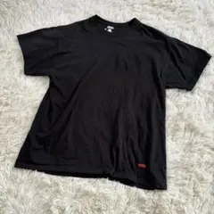 Hanes×Supreme ブラック Tシャツ Lサイズ