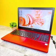 爆速SSD480&メモリ16✨i7☆貴重な赤PC♪ブルーレイ&カメラ！Win11