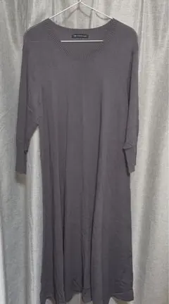 大きいサイズ　23区 ニット ロングワンピース 長袖