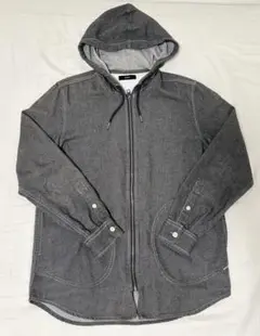 DIESEL ジップフーディー グレー