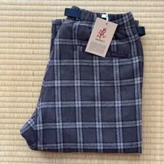 GRAMICCI グラミチ ウールブレンド ST-パンツ ブラウン チェック M