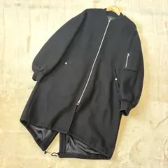 sunny clouds ロングコート　黒　M