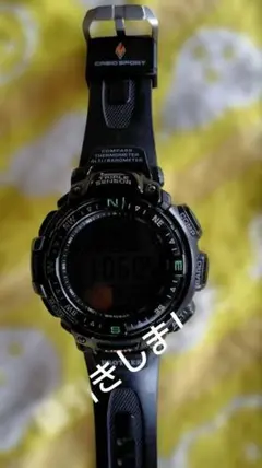 カシオ　プロトレック　PRG40SJ 使用感あり　作動中　バックライト点灯