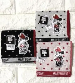 【新品】MARY QUANT ミニータオルハンカチ　3枚セットのサムネイル