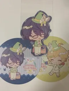 あんスタ アニカフェ 特典 コースター ステッカー つむぎ 宙