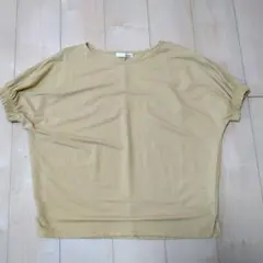 SHOO・LA・RUE Tシャツ ルーズフィット　イエローベージュ