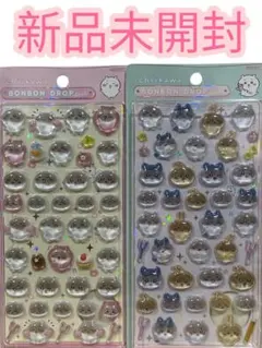 【正規品】　ちいかわ　うさぎ　ハチワレ　集合　ボンボンドロップシール　ボンドロ