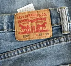 LEVI'S 550 ライトブルーデニム W34 L29