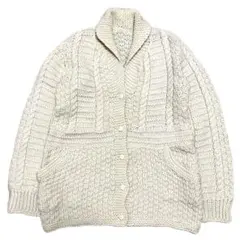 【希少】 Vintage Fisherman Knit カーディガンM 即完売