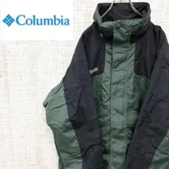 FU30《人気カラー》コロンビア　マウンテンパーカー　刺繡ロゴ　ロング丈