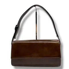 希少デザイン！　シャルルジョルダン　ワンショルダー　バッグ　レザー　ブラウン