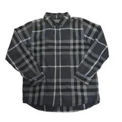 Burberry バーバリー 長袖シャツ チェック 10Y 140 グレー
