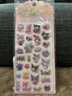 サンリオ マイメロ　ボンボンドロップシール 夜光シール　No.3