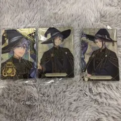 ディズニー ツイステッド　ウエハース　箔押し　アズール　フロイド　ジェイド