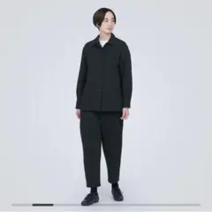 無印良品　再生ウール混二重織りパンツ
