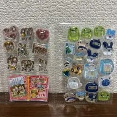 シール　おすそわけ　ラブ友　たまごっち