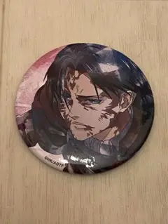 進撃の巨人　リヴァイ　缶バッジ　直径約5cm