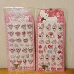 マイメロディ&ハローキティキャラクター 3Dシール