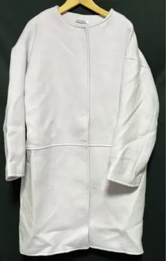 SNIDEL コート　パープル　紫色　春色　マカロン　パステルブ