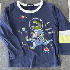 グレードスコープ宇宙旅行の恐竜 長袖カットソー 100cm