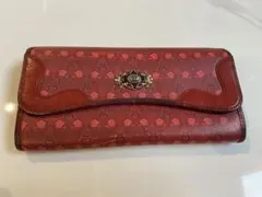 中古】ANNA SUI アナスイ 三つ折り財布 がま口 バラ 蝶々 - メルカリ