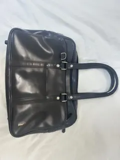 ブラック ビジネスバッグ 合成皮革