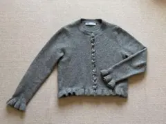ZARAレディース ニットカーディガン S グレー