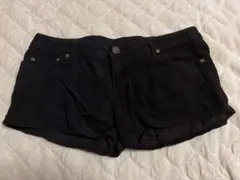 Honeys 黒 ショートパンツ Lサイズ 可愛い生地