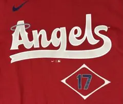 【未使用】大谷翔平Nike Angels Tシャツ 17番Mサイズ MLB