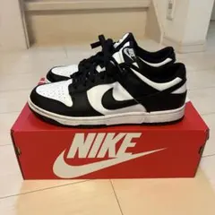 NIKE DUNK LOW RETRO ブラック ホワイト 27.5cmのサムネイル