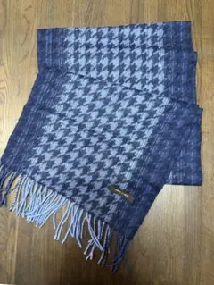 COMME CA MEN ネイビー マフラー