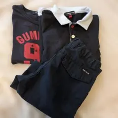 【コムサイズム】半袖Tシャツ＆ポロシャツ＆ハーフパンツセット　フォーマル　男の子