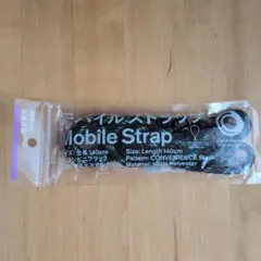 Convenience Wear モバイルストラップ コンビニブラック