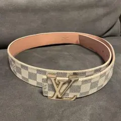 Louis Vuitton ダミエ　ホワイト　ベルト 美品 楽天市場】ヴィトン ベルト（カラーホワイト）（バッグ・小物