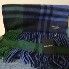 Joshua Ellis カシミヤ チェックストール