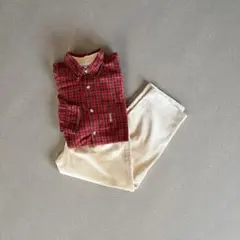 【Columbia】チェック柄コットンシャツ