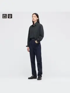 UNIQLO U ダークブルー デニムパンツ