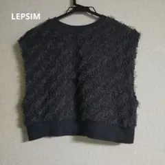 LEPSIM　フェザーミックスショートベスト
