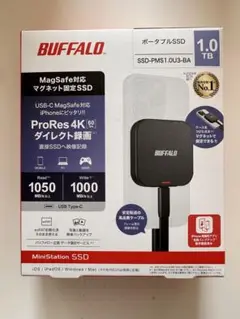 【新品未開封】BUFFALO 1TB SSD SSD-PMS1.0U3-BA