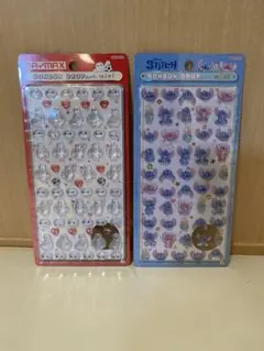 【正規品】ベイマックス　スティッチ ボンボンドロップシールミニ 2枚セット