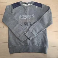 BeBe グレー・ネイビー トレーナー 2点セット